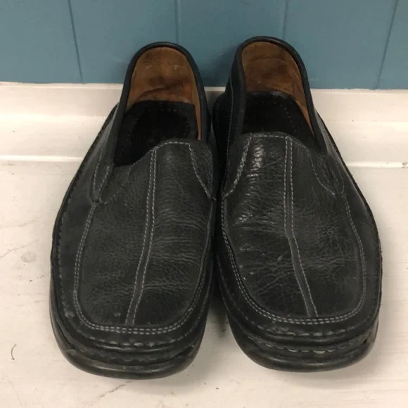 Johnston and‎ Murphy black men’s leather loafers size 11M