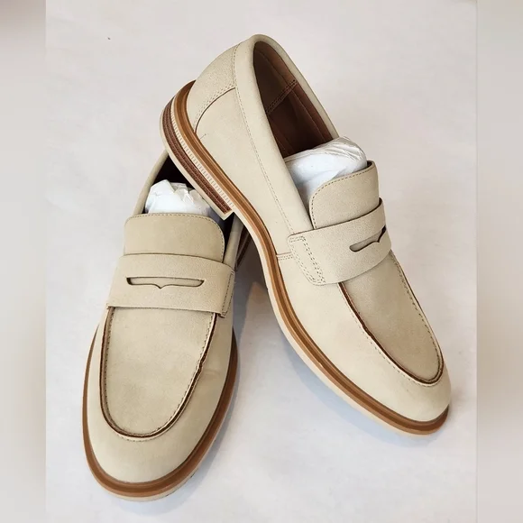|| TOMMY HILFIGER || Dime slip-ons loafers shoes vegan cream beige sz 8