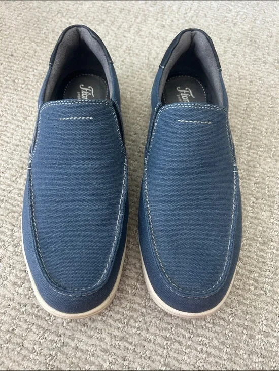 Men’s Blue Slip-On Loafers