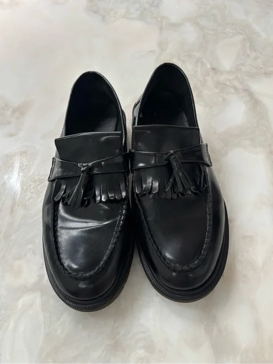 Dr Martens Adrian Smooth Leather Tassel Loafer Men’s Size 11 Black