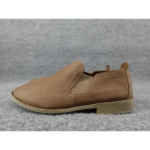 Gentle Souls Kenneth Cole Tan Leather Slip On Loafers Mens Size 8M Comfort Shoes