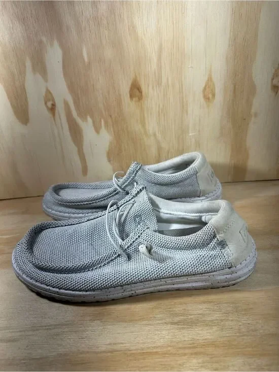 Hey Dude Wally Sox Gray Shoes Men’s Size 10