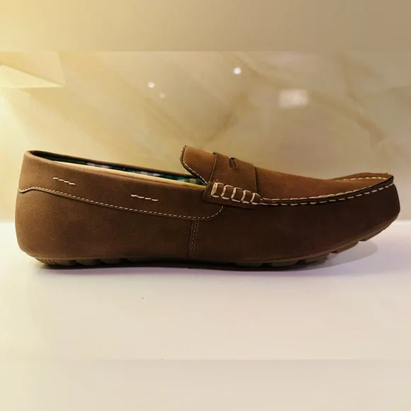 Bass NIB Men’s Brown Slip On Loafers 13M Brown Casual Comfort Classic Work New!