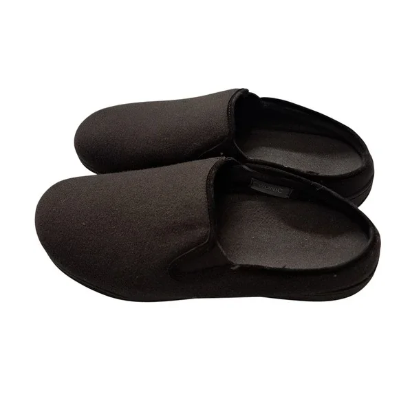 Vionic Unwind Slipper Shoes Men's 11.5 Brown Chocolate Slip On‎ Comfort House