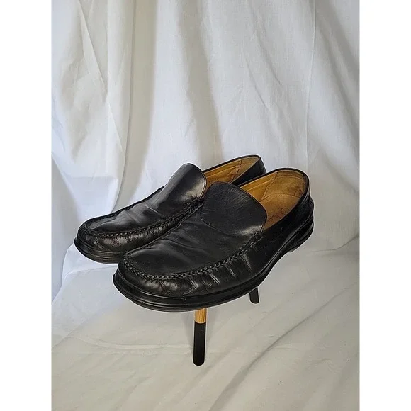 Cole Haan Black Leather Driving Loafers Air‎ Mens Size 11.5M c05778 x c08 10