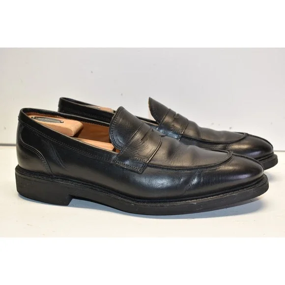 Allen Edmonds Denali Slip-On Leather Penny Loafers Black Men's Size 10D STY 5779