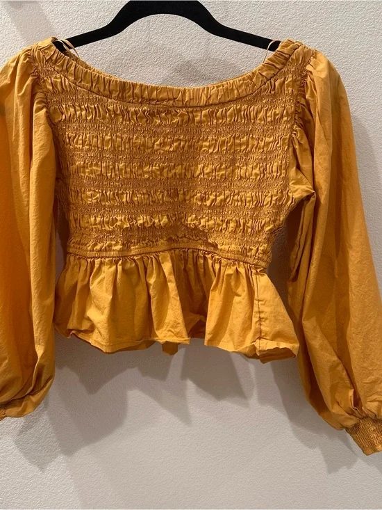 Free People Whoa Poplin Top