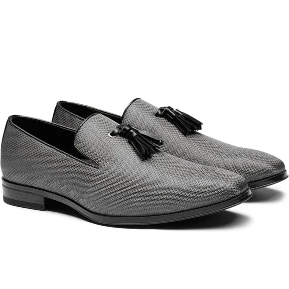 Bruno Marc Men's Loafers Dress Shoes Slip-on Formal Tassel‎ Tuxedo Sz 11