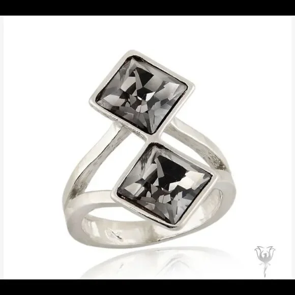 Swarovski authentic Crystals White Rhodium plated