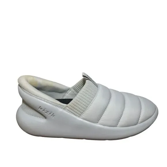 Kizik Men's White Slip-On Loafers size 7 women’s 8.5