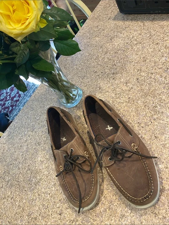 L.L. Bean Boat Shoes Mocs Leather Uppers 0WC63 Men’s Size 10 D