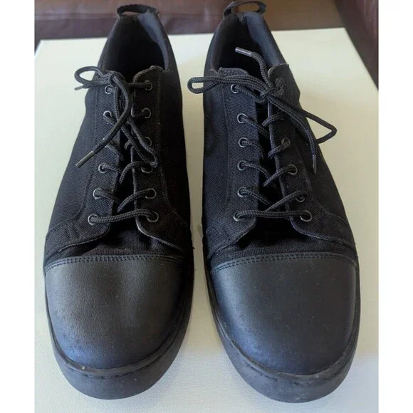 Woobies Black MOD-1 Low-Top Tactical Canvas Sneaker Sz 11.5