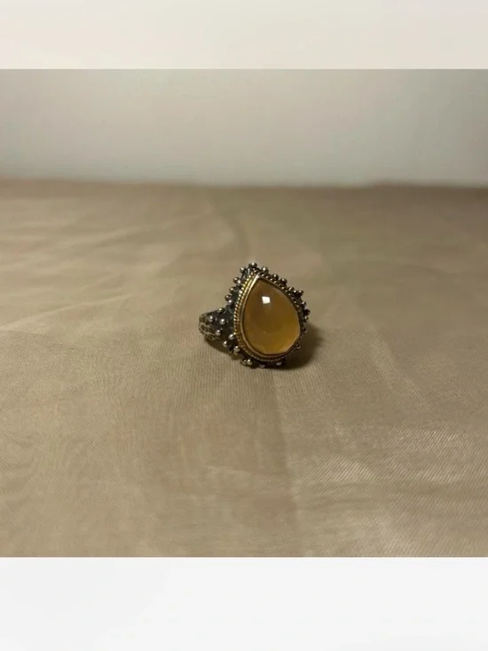 One of a kind sterling silver brutalist ring