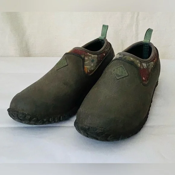 Duck Muck Women's Green‎ Slip-On Waterproof Shoes