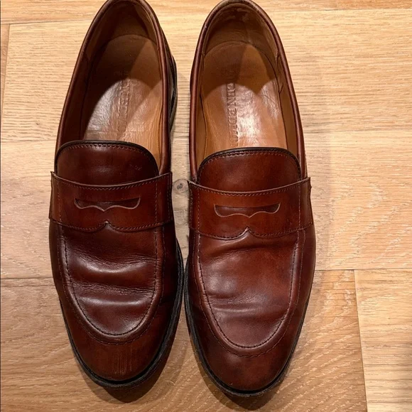 Allen‎ Edmonds Rich Brown Leather Loafers
