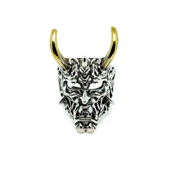 Yellow Horn Demon Ring‎