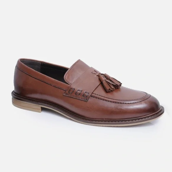 Silver Street London Men’s Tassel Leather Loafer Shoes‎ Size 10