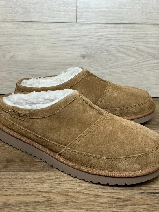 Koolaburra by UGG Graisen Suede Fur-Lined Slippers Size 11