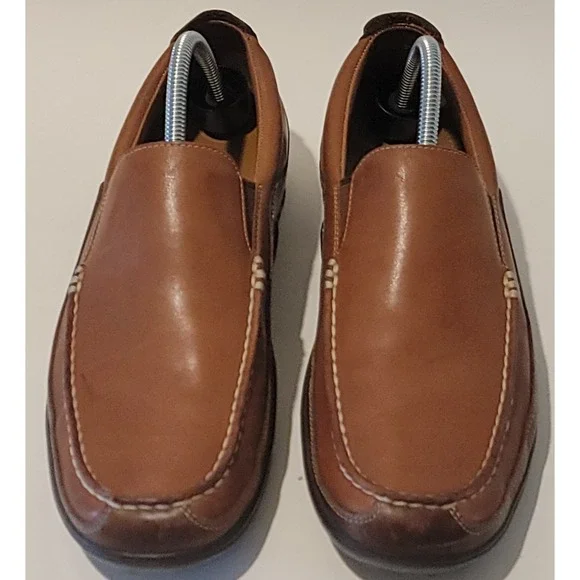 Cole Haan Tucker Loafers‎ Men's Shoes Driving Moccasin Tan Brown Leather Sz 8.5