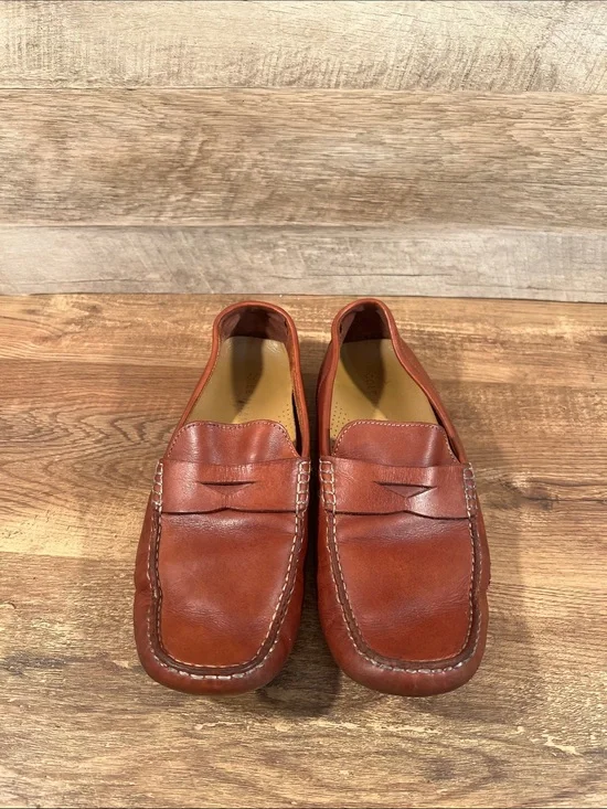Cole‎ Haan Men's Howland Penny Loafer Driving Shoes in Chestnut