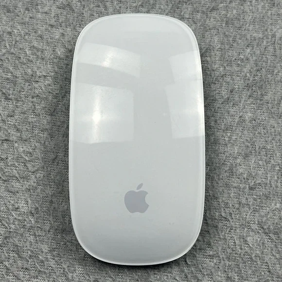 Apple Magic Mouse Wireless Unisex White A1296 Bluetooth Multi-Touch Tested/Works