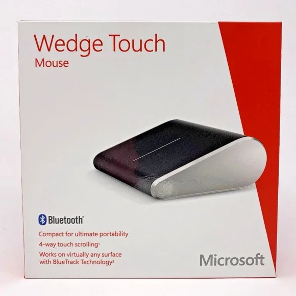 Microsoft Wedge Touch Bluetooth Mouse Model 1498 -  NEW OPEN BOX