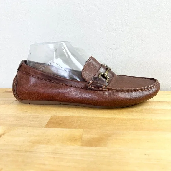 Cole Haan Loafers Somerset Mens Size 8 Brown Leather Bit Driver Moccasin Shoes