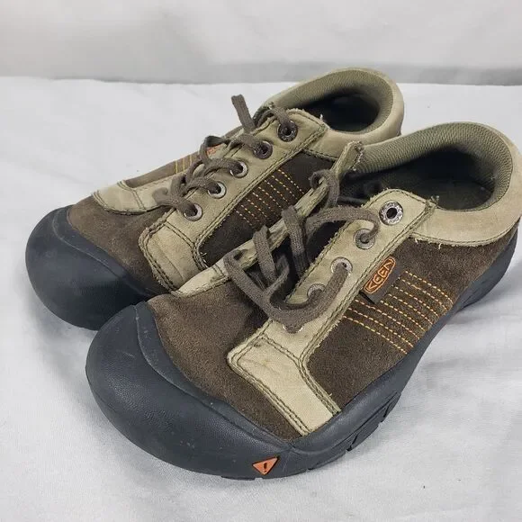 Keen Brown Austin Sneaker 9628 BLOL Hiking Outdoor Shoes Mens Size 6 Suede walk