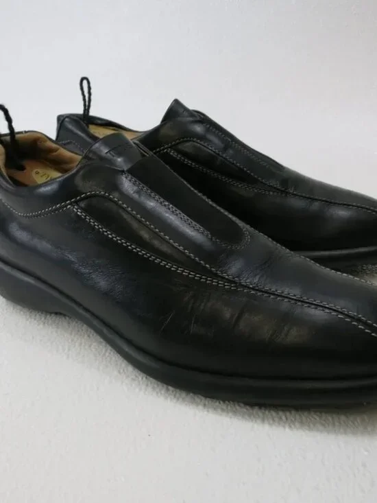 Tod's 8.5 Leather Padded Comfort Loafers Slip On Comfort Men's Shoes Size 9.5