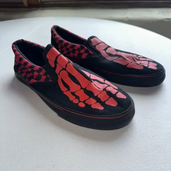 Ecko Unltd Slip On Shoes 11 M Bones Check Black White Men’s Shoes