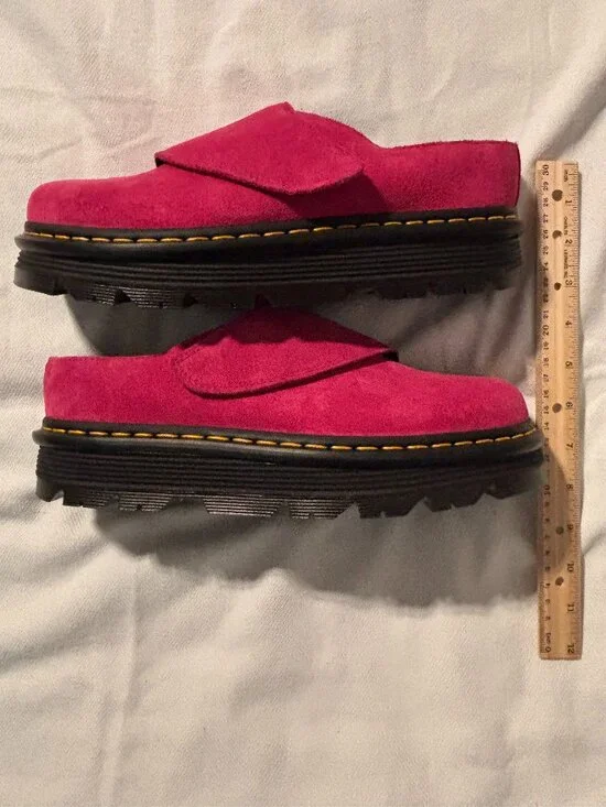 Dr. Martens Zebzag AnyWair Suede Mules Unisex 9M/10L