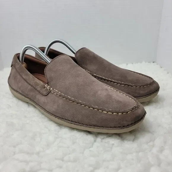 Cole Haan Motogrand Men's Size 9.5 Roadtrip Woodbury Leather Slip On Loafers