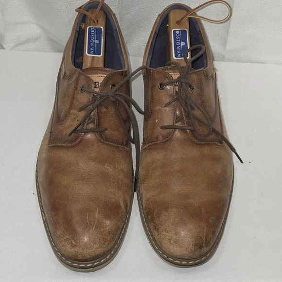 Pikolinos‎ Avila Brown Lace Up Leather Derby Shoes Mens Size EU 45 US 11