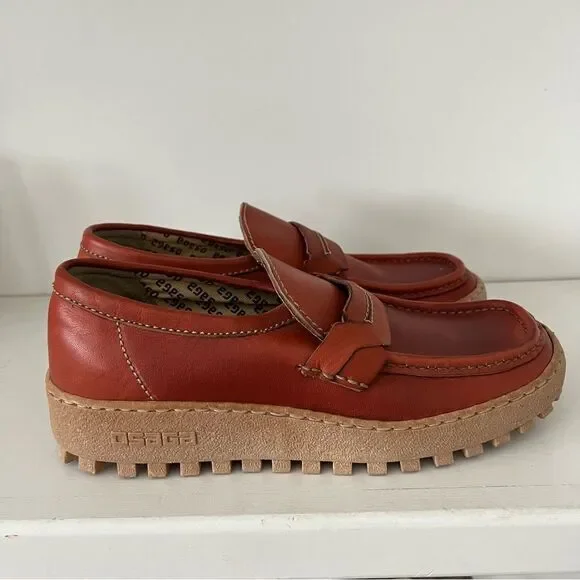 Osaga Vintage Kinetics Leather Loafer Made In Korea Men’s 7.5 Rare!