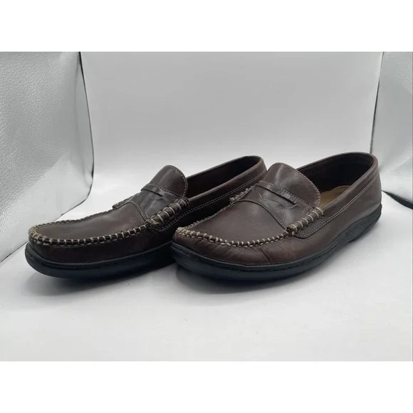 Cole Haan Resort Penny Loafer Men's Size 9.5 Brown Leather Slip-On‎ Shoes