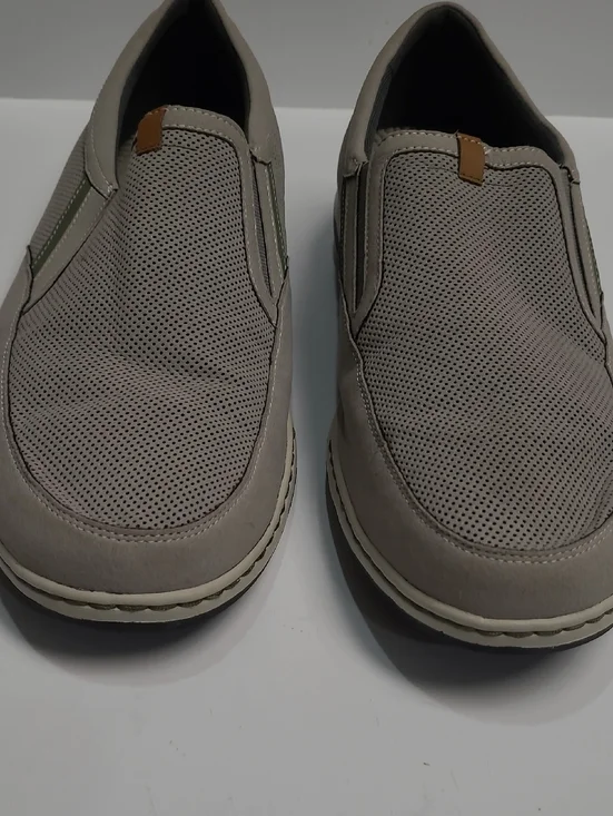 Dunham Fitsync by New Balance Slip-On Shoes in Light Gray - Size 12 2E Width