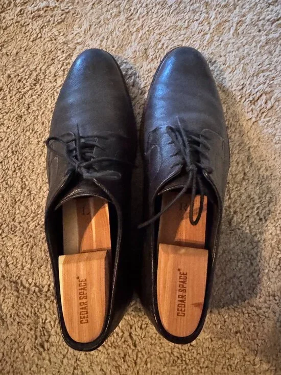 Cole Haan Blue Whole Cut Oxfords - Size 11