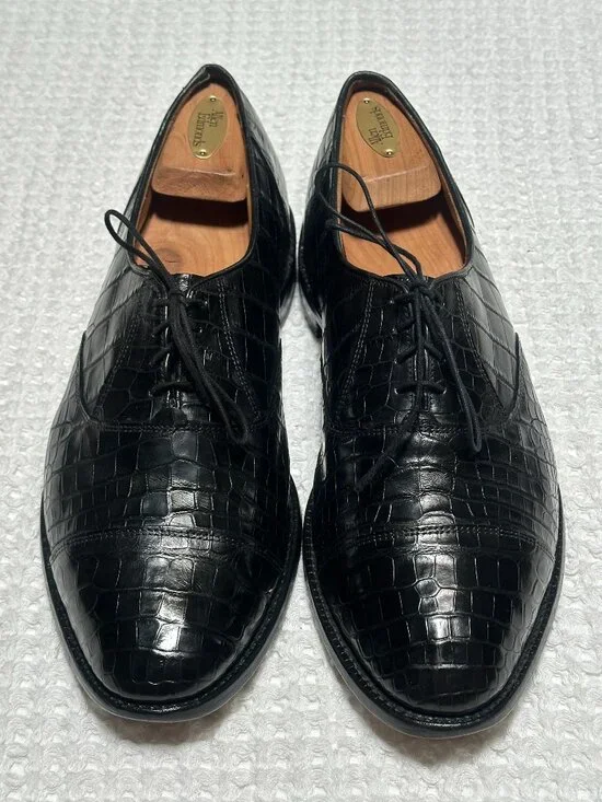 Allen Edmonds Special Addition Authentic Alligator Dress Shoes