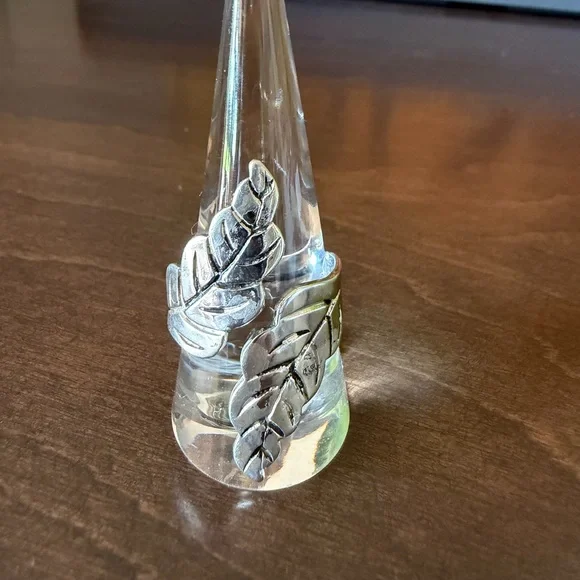 Sterling Silver Leaf Ring