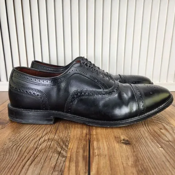Allen Edmonds Strand Mens Sz 12 D Back Leather Cap Toe Oxfords Shoes Made In USA