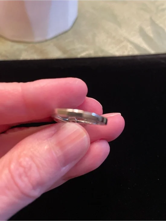Pink Marquise Center Ring with Baguette Accents EUC.