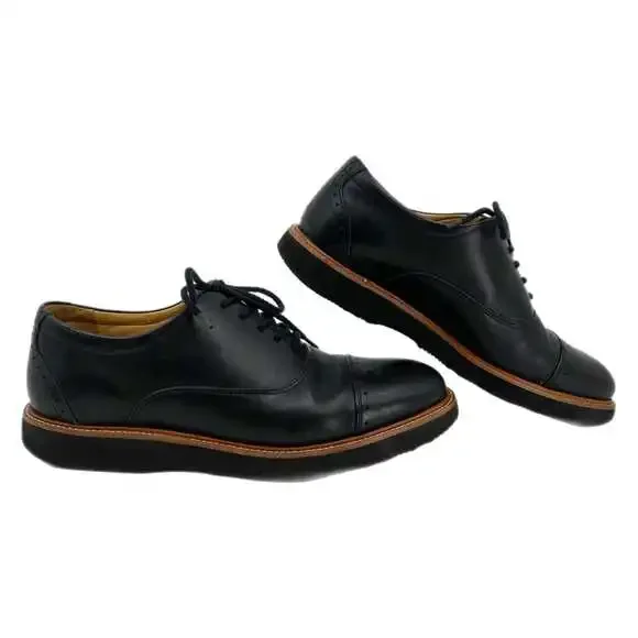 Samuel Hubbard Black Cap Toe Oxfords | Size 9