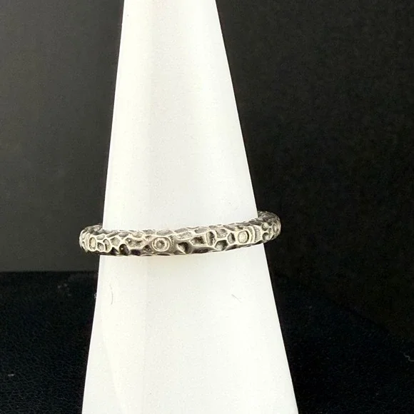 Vintage Sterling Silver Band Ring Size 8