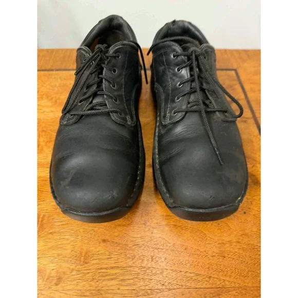 Red‎ Wing 8703 Mens Size 8 Black Leather Safety Toe SD Work Shoes Oxford