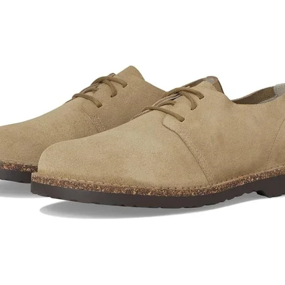 NEW Birkenstock Uppsala Faded Khaki Shoes Oxford Derby 41 R Mens 8 Womens 11