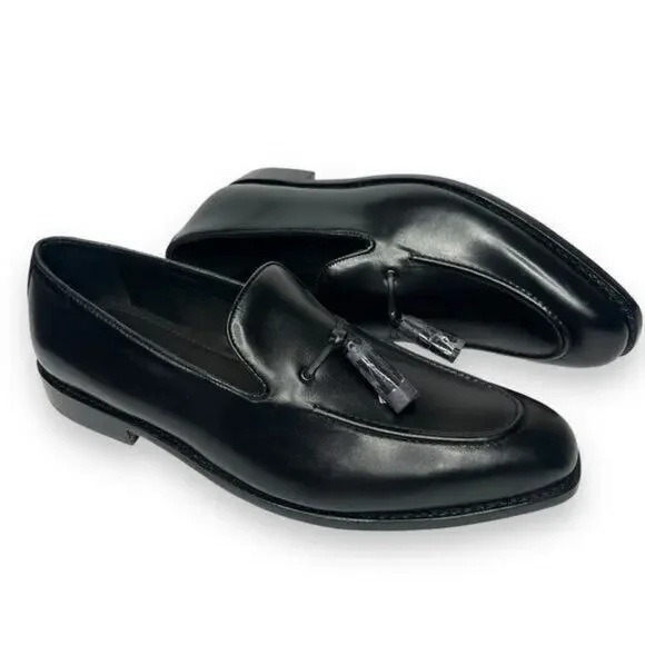 Anthony Veer Men's Leather Kennedy Tassel Loafer Goodyear Dress Shoes Size 13‎