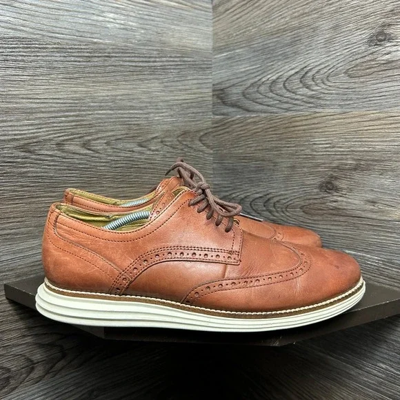 Cole haan original grand wingtip brown leather oxford