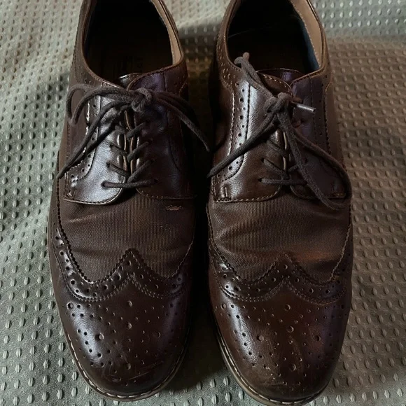 APT. 9 Men's Oxford Shoes Memory Foam In Soles Cognac Brown Sz 11