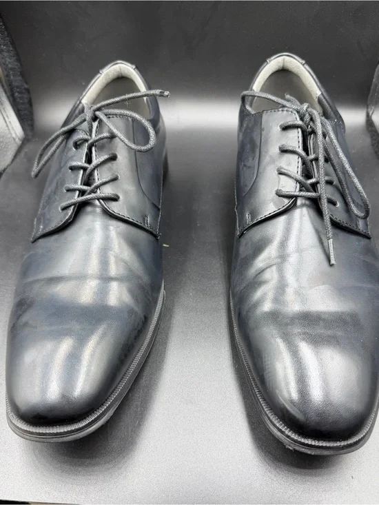 Alfani Black Leather Derby Lace-Up Shoes