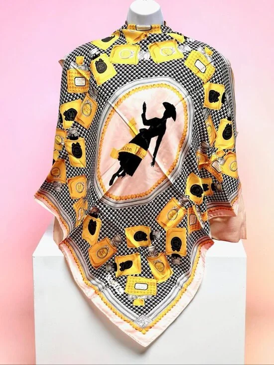 Miss Dior Eau de Parfum Christian Dior 100% Silk Satin Scarf  34